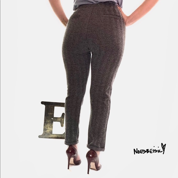 Ambiance Chevron Print Work Pants - Picture 3 of 6